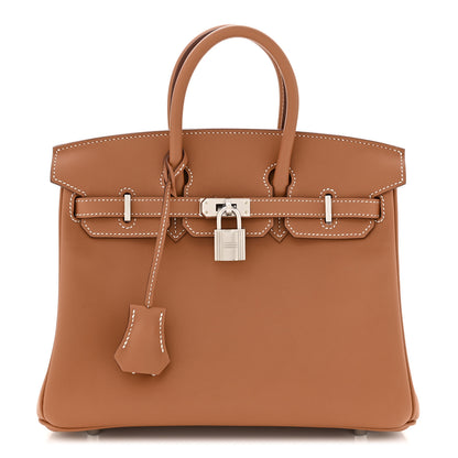 Hermes Swift Birkin 25 Gold 1 of 11