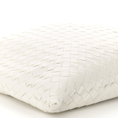 Bottega Veneta Calfskin Intrecciato Large Hop White 9 of 10
