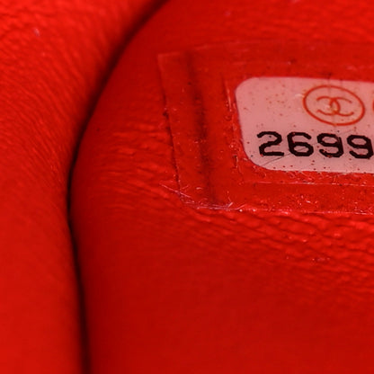 Chanel Caviar Quilted Jumbo Double Flap Red 7 of 9