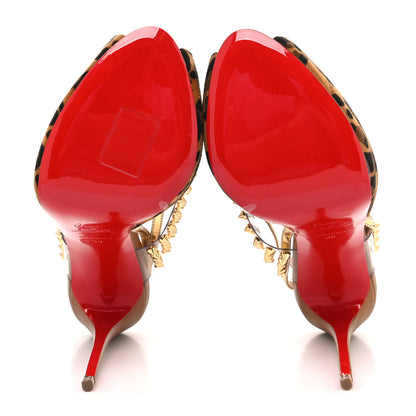 Christian Louboutin Levitagirl 120 Sandals 38 Leopard 5 of 7