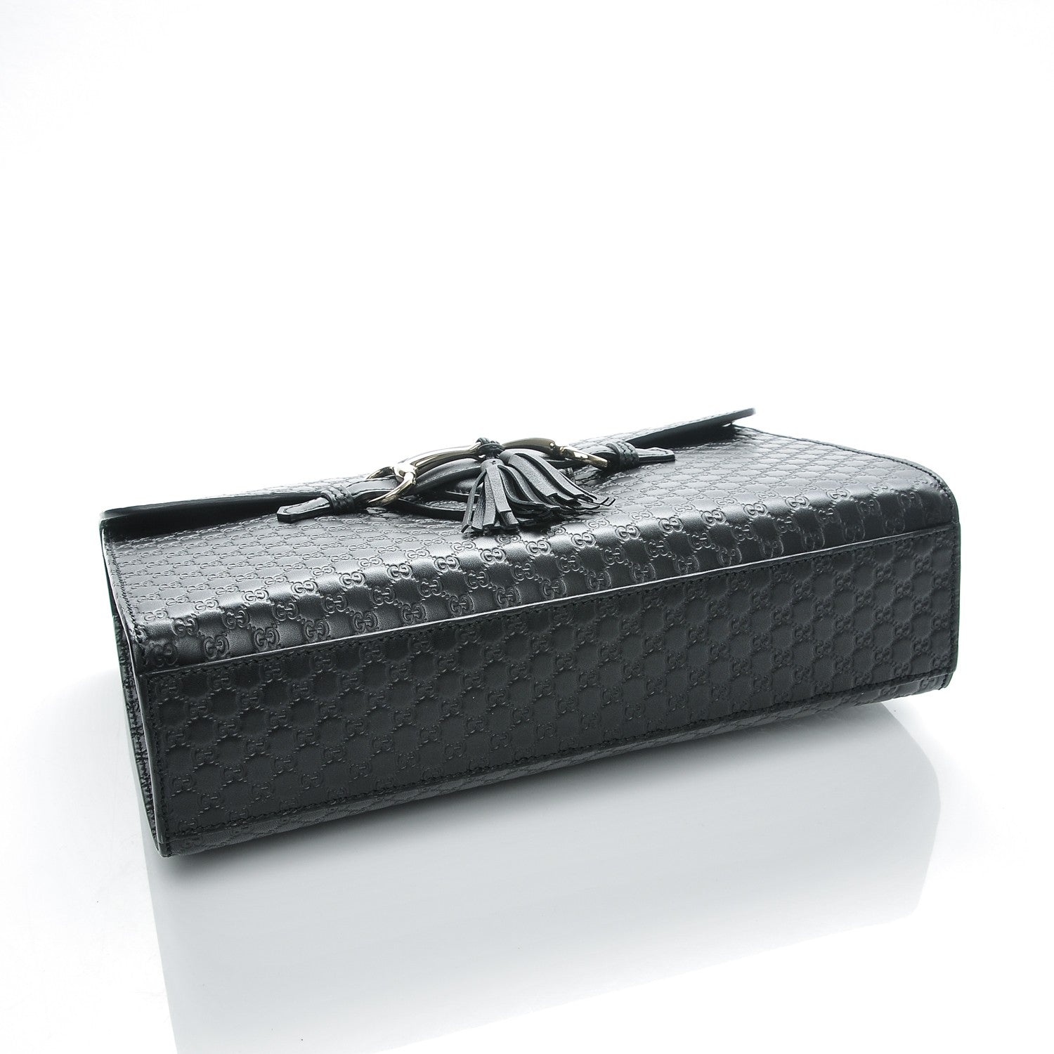 Gucci Microguccissima Medium Emily Chain Shoulder Bag Black 4 of 7
