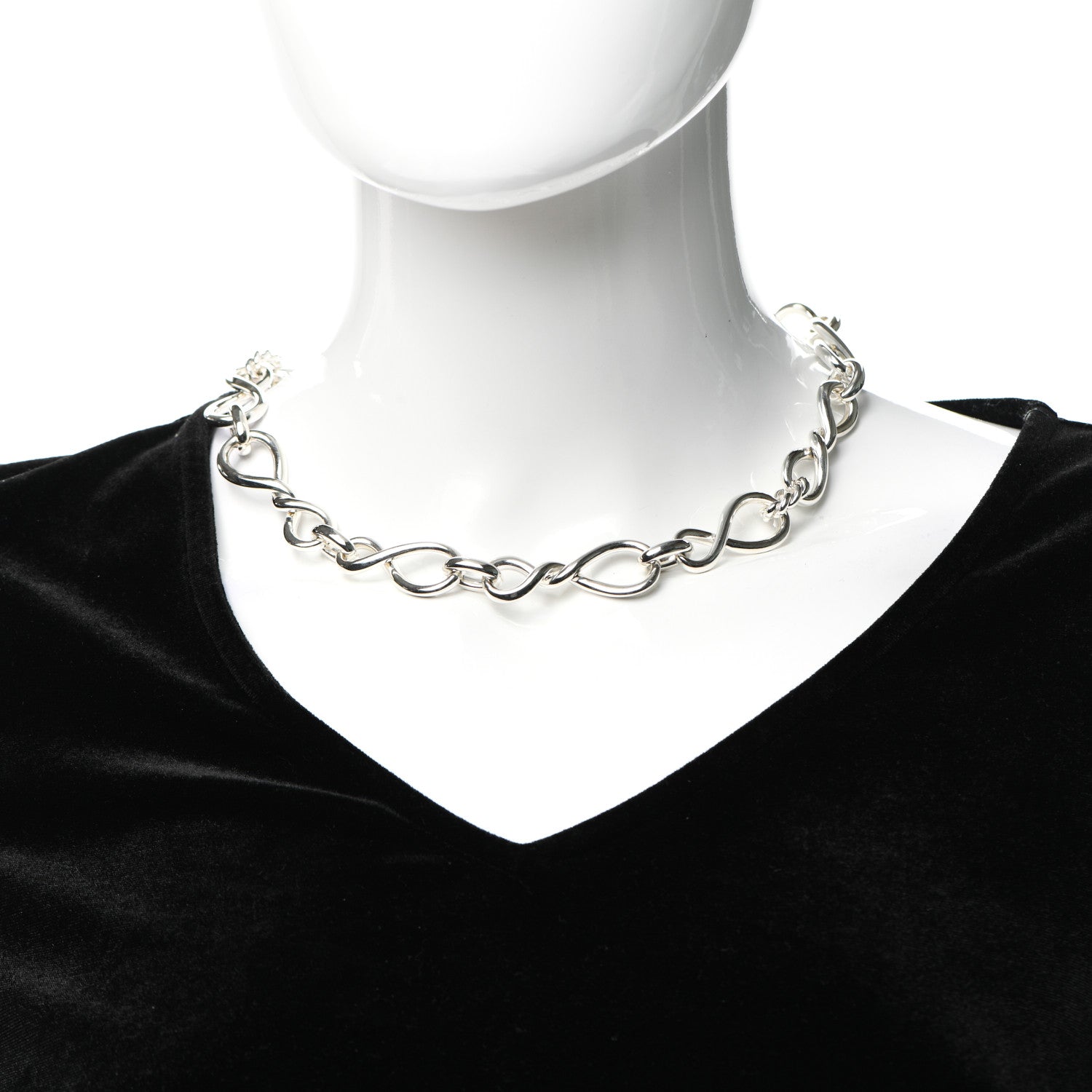David Yurman Sterling Silver Continuance Chain Necklace 2 of 5