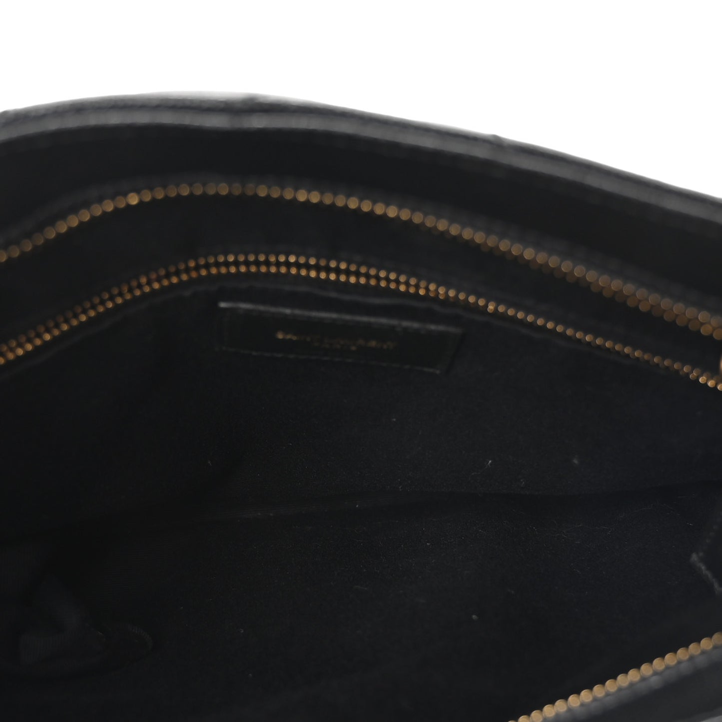 Grain de Poudre Matelasse Chevron Medium Tribeca Shopping Bag Black