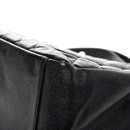 Chanel Caviar Quilted Grand Shopping Tote GST Black 12 of 13
