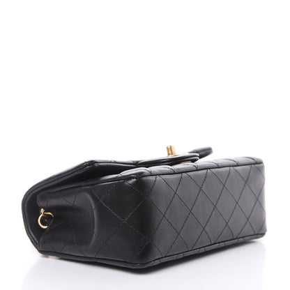 Chanel Lambskin Quilted Mini Rectangular Flap Black 4 of 12