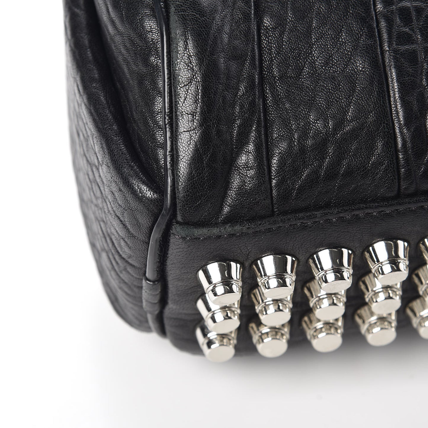 Pebbled Lambskin Mini Rockie Black Rhodium Hardware
