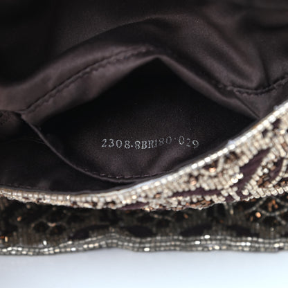 Fendi Lizard Beaded Mini Mama Baguette Brown 7 of 11
