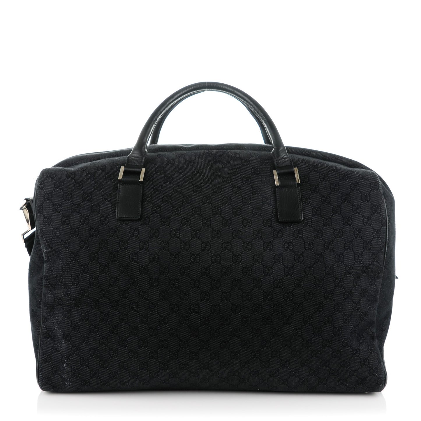 Denim Monogram Large Duffle Black