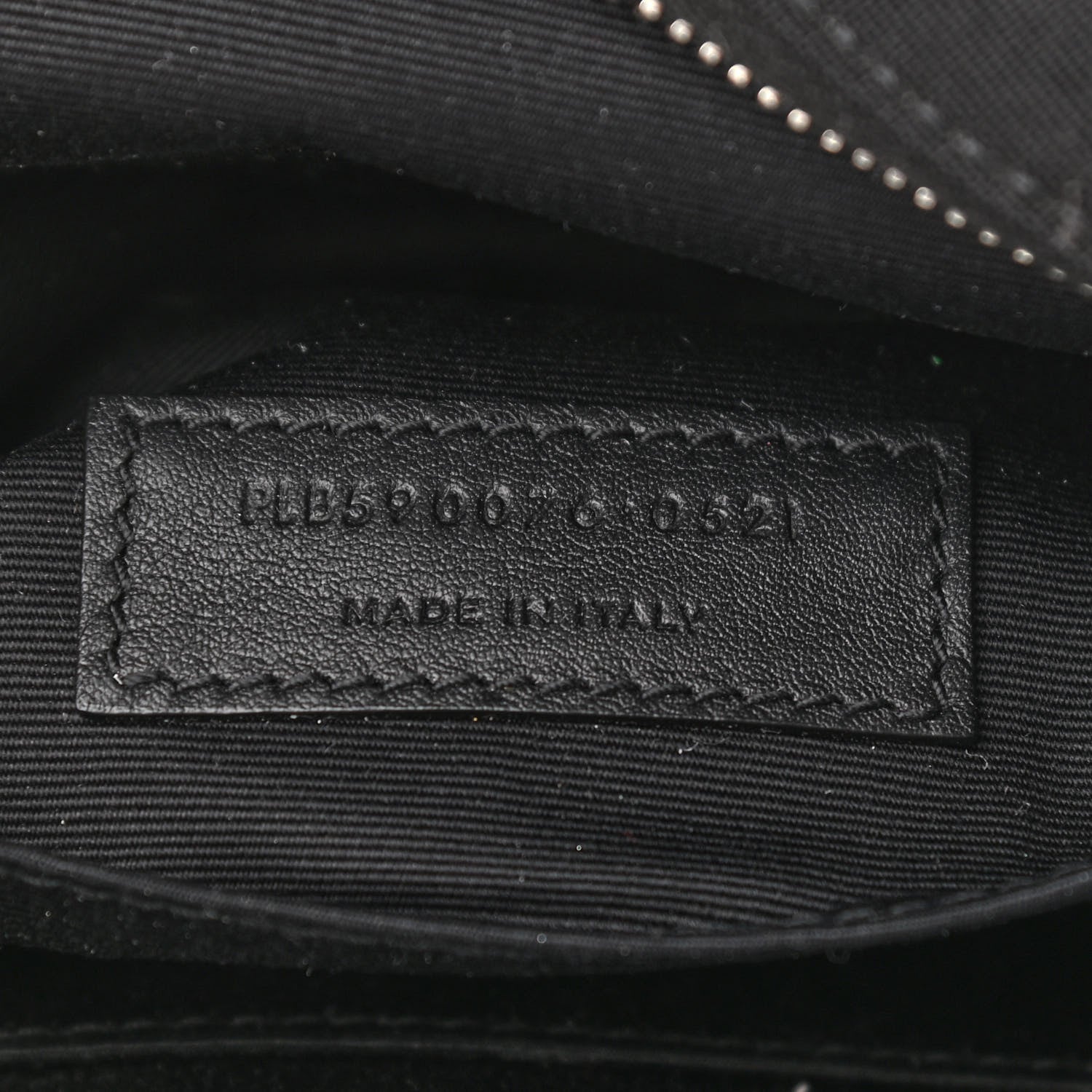 Saint Laurent Canvas Monogram Belt Bag Black 7 of 10