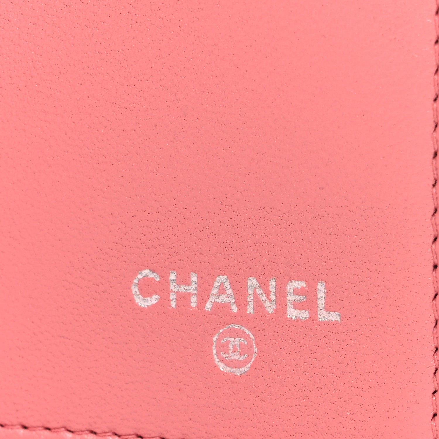Chanel Lambskin Camellia Embossed Large Brilliant Flap Wallet Pink 6 of 8