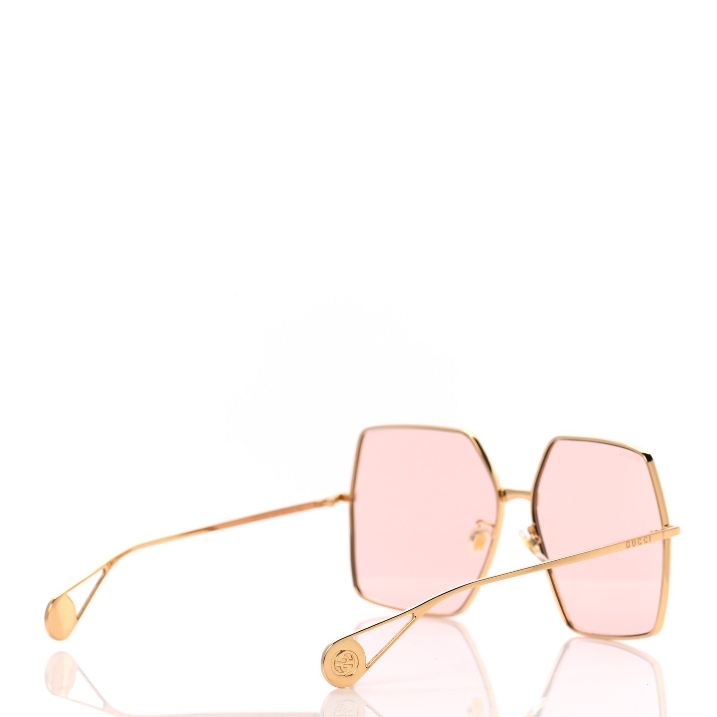 Square Frame GG0536S Sunglasses Gold
