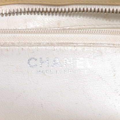 Chanel Patent Medallion Tote Yellow 7 of 8