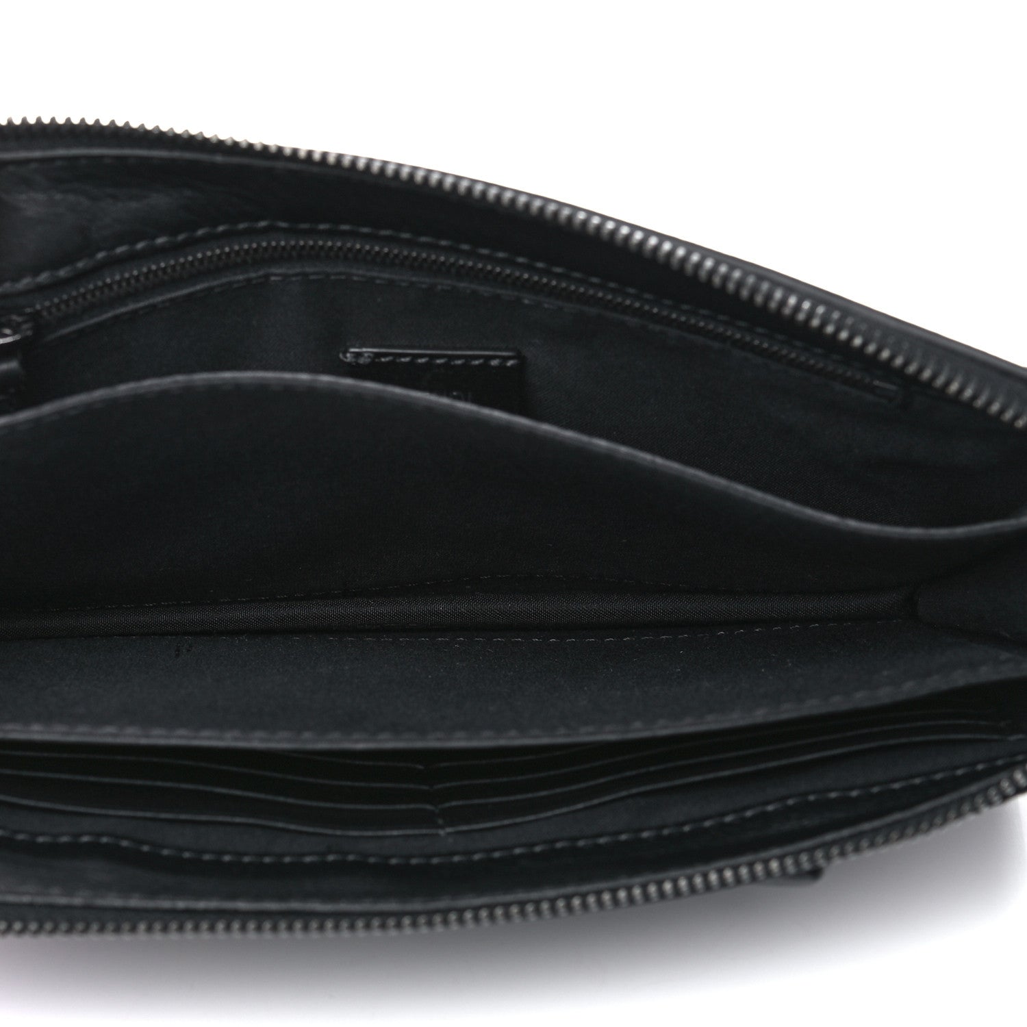 Fendi Faces Slim Clutch Black 5 of 13