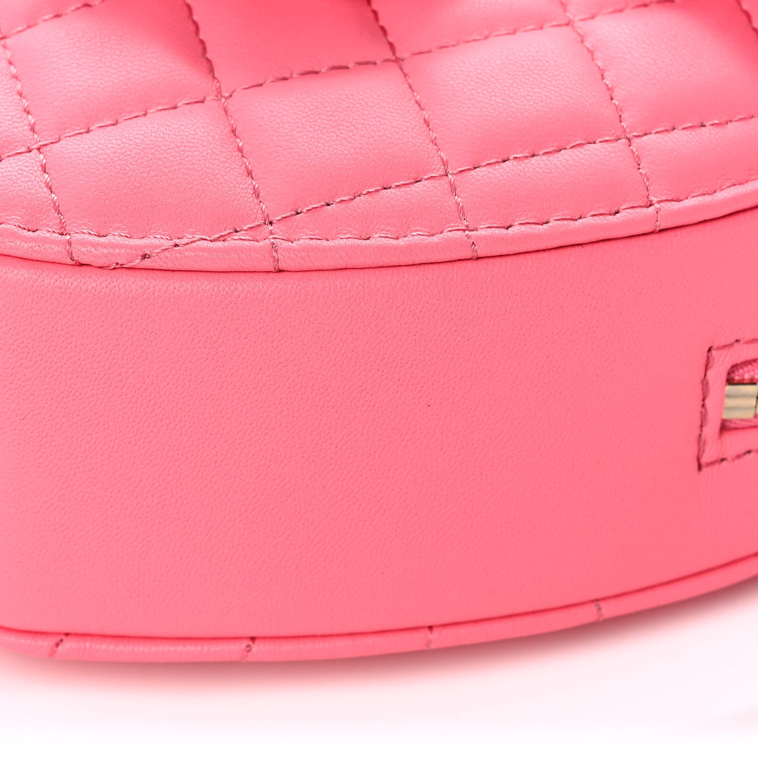 Chanel Lambskin Quilted CC In Love Heart Bag Pink 10 of 11