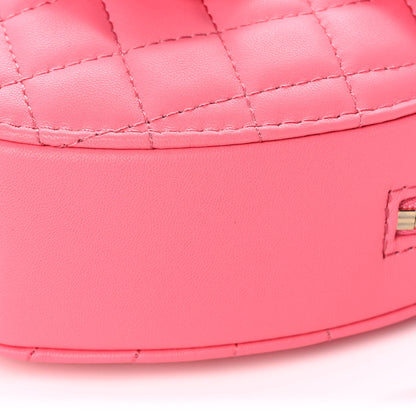 Chanel Lambskin Quilted CC In Love Heart Bag Pink 10 of 11