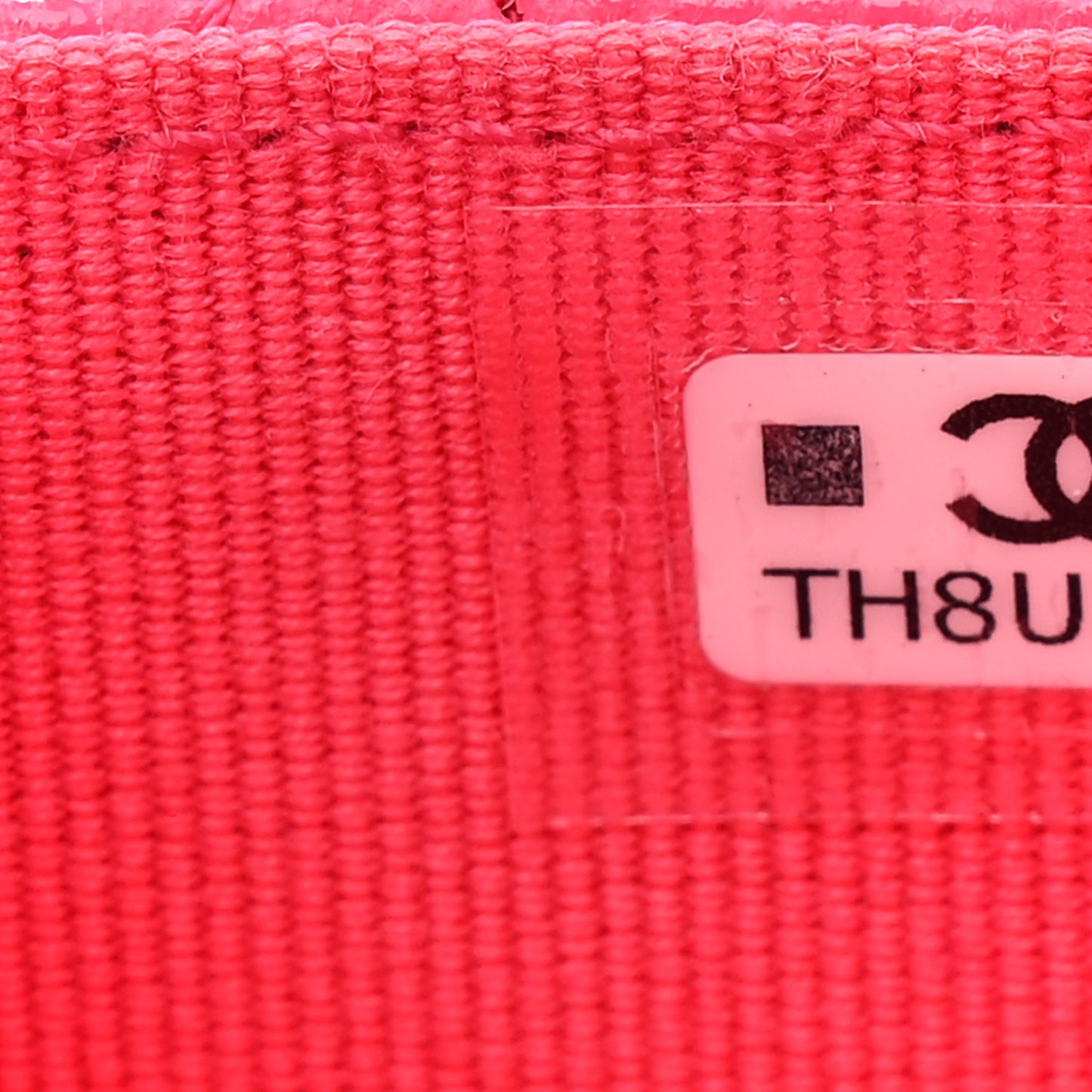 Caviar Quilted Flap Card Holder Wallet Fuchsia