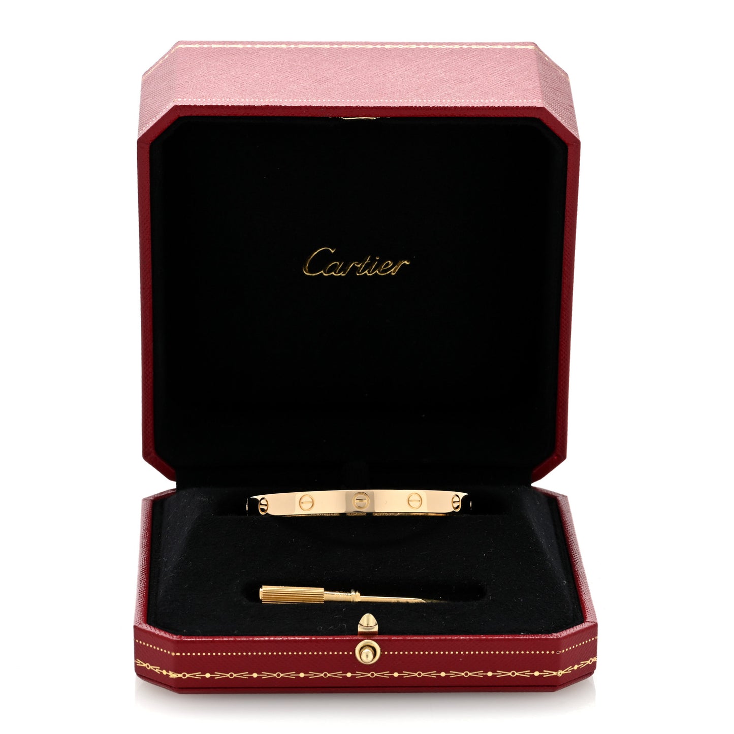 18K Yellow Gold LOVE Bracelet 17