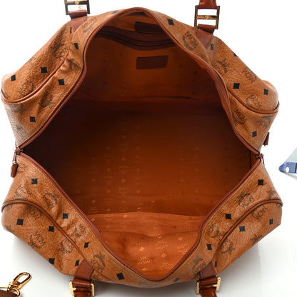 MCM Visetos Traveler Bag Cognac 5 of 16
