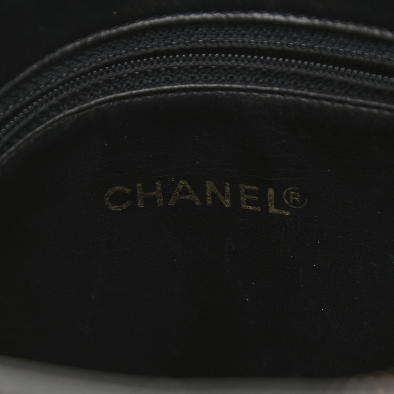 Chanel Caviar CC Shopper Tote Black 6 of 11