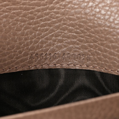 Gucci Dollar Calfskin GG Supreme Monogram GG Marmont Continental Wallet Porcelain Rose Beige Ebony 6 of 8
