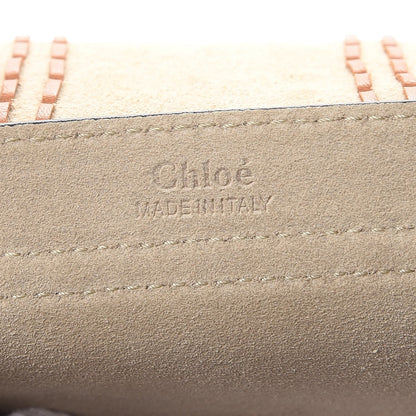 Chloe Suede Calfskin Braided SMini Hudson Shoulder Bag Caramel 6 of 7