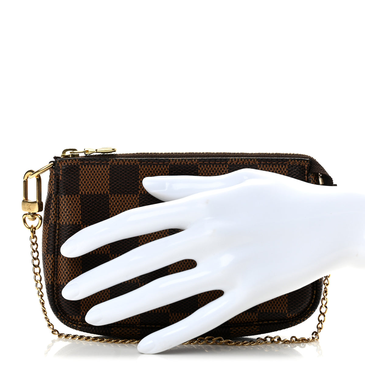 Louis Vuitton Damier Ebene Mini Pochette Accessories 2 of 10