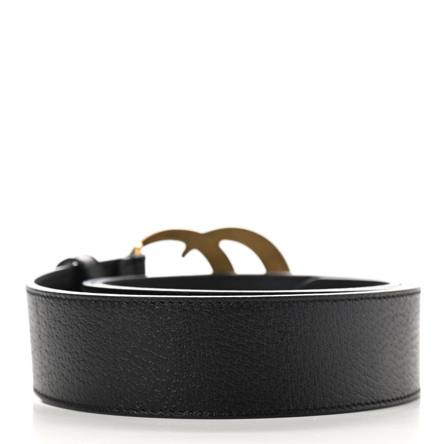 Textured Calfskin Double G 40mm Belt 100 40 Black