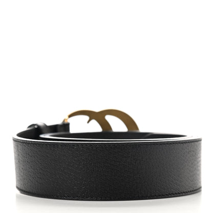 Gucci Textured Calfskin Double G 40mm Belt 100 40 Black 2 of 6