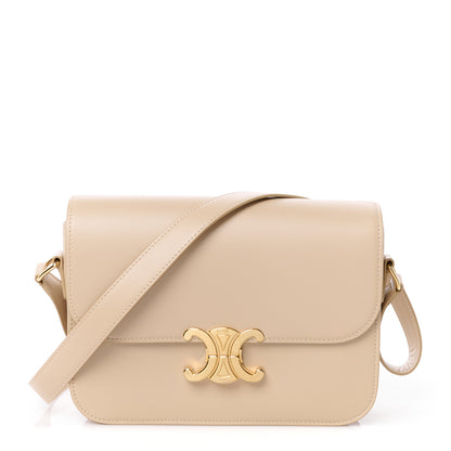 Celine Shiny Calfskin Medium Triomphe Nude 1 of 12