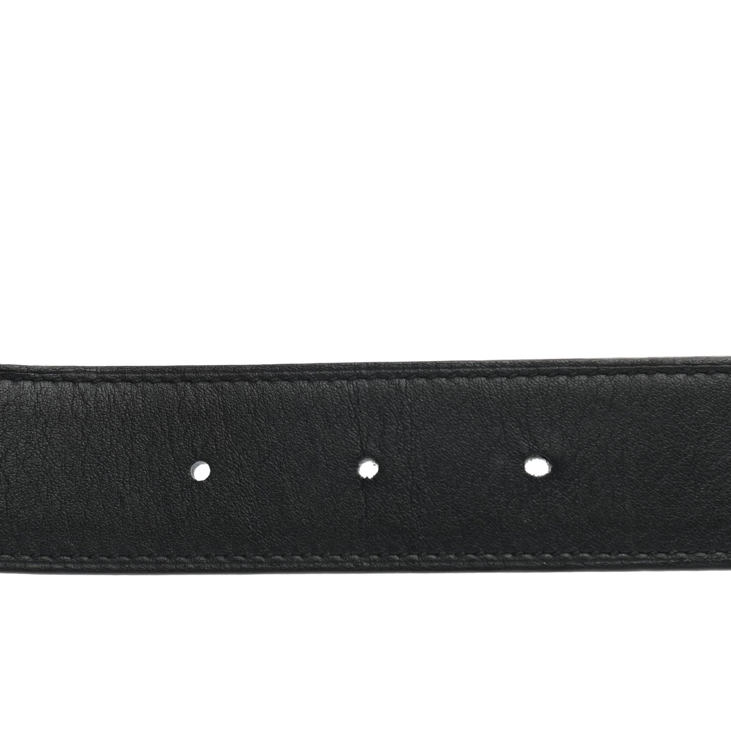 Swift Epsom 32mm H Belt Strap 100 Black Blue Jean