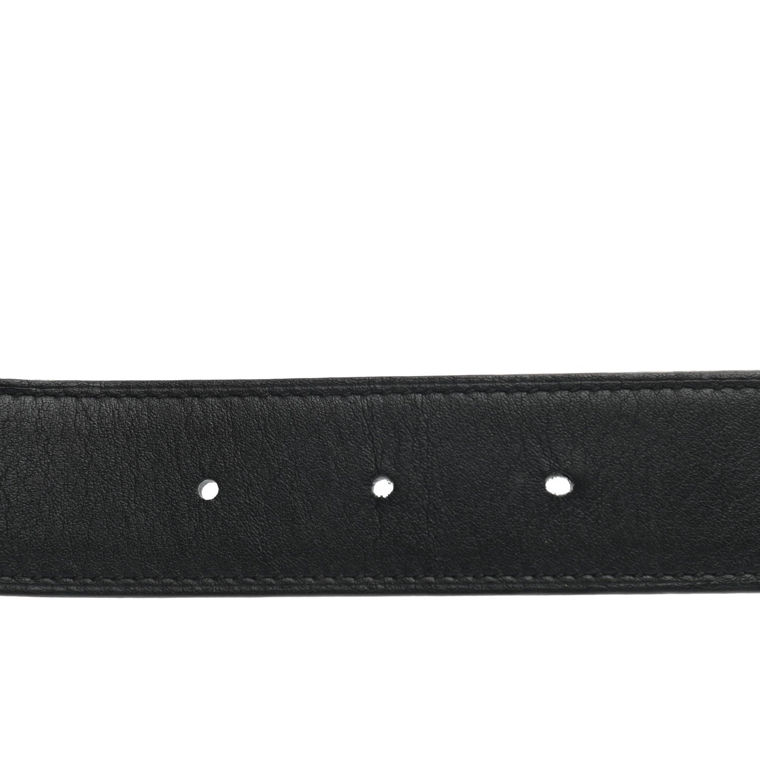 Hermes Swift Epsom 32mm H Belt Strap 100 Black Blue Jean 3 of 8