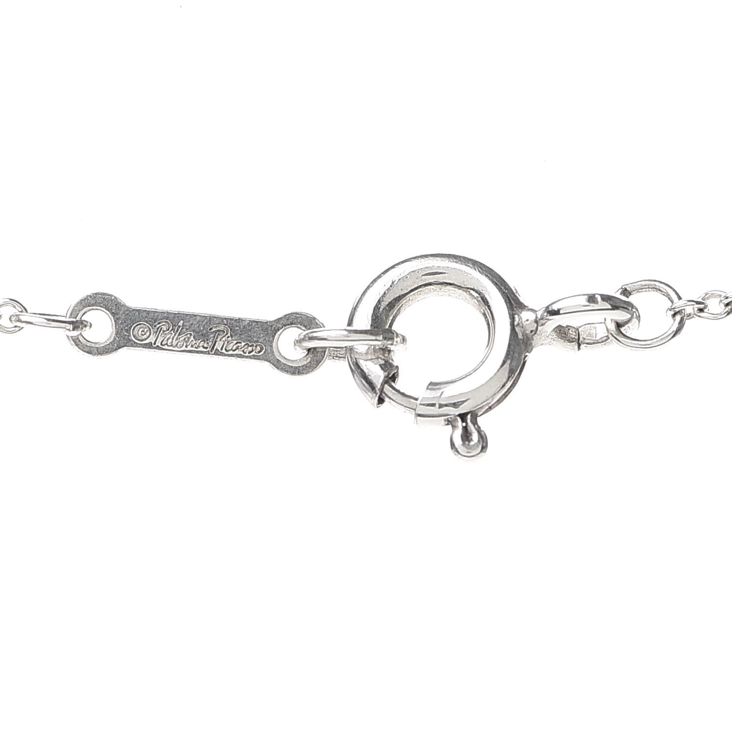 Tiffany Sterling Silver Paloma Picasso Dove Pendant Necklace 4 of 5