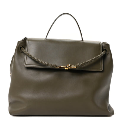 Bottega Veneta Silky Calfskin Large Ciao Ciao Cypress 1 of 9