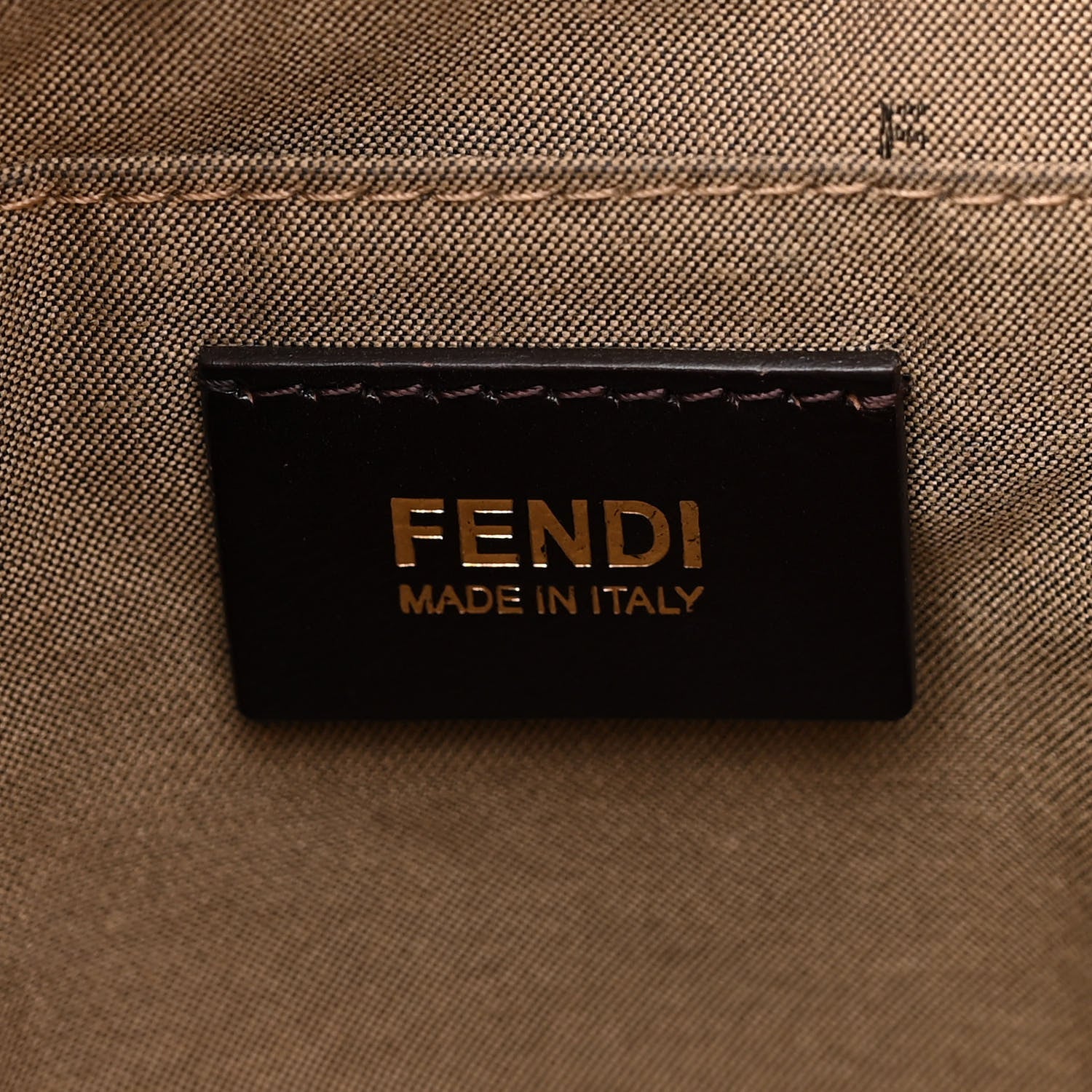 Fendi Jacquard Leopard Print Chef Shopping Tote Bag Brown 6 of 10