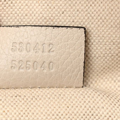 Gucci Grained Calfskin Logo Belt Bag White 7 of 10