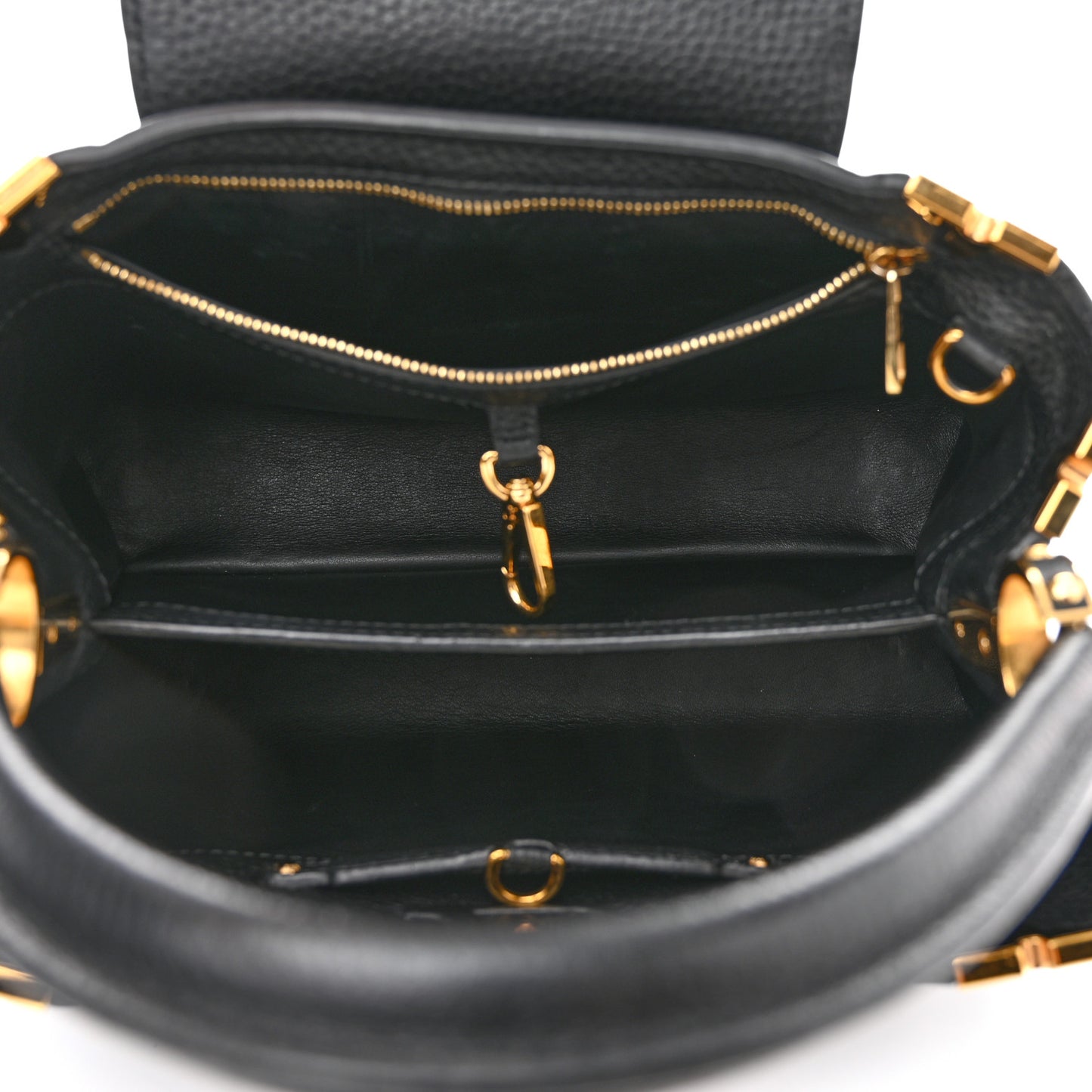 Taurillon Embellished Flower Crown Capucines PM Black
