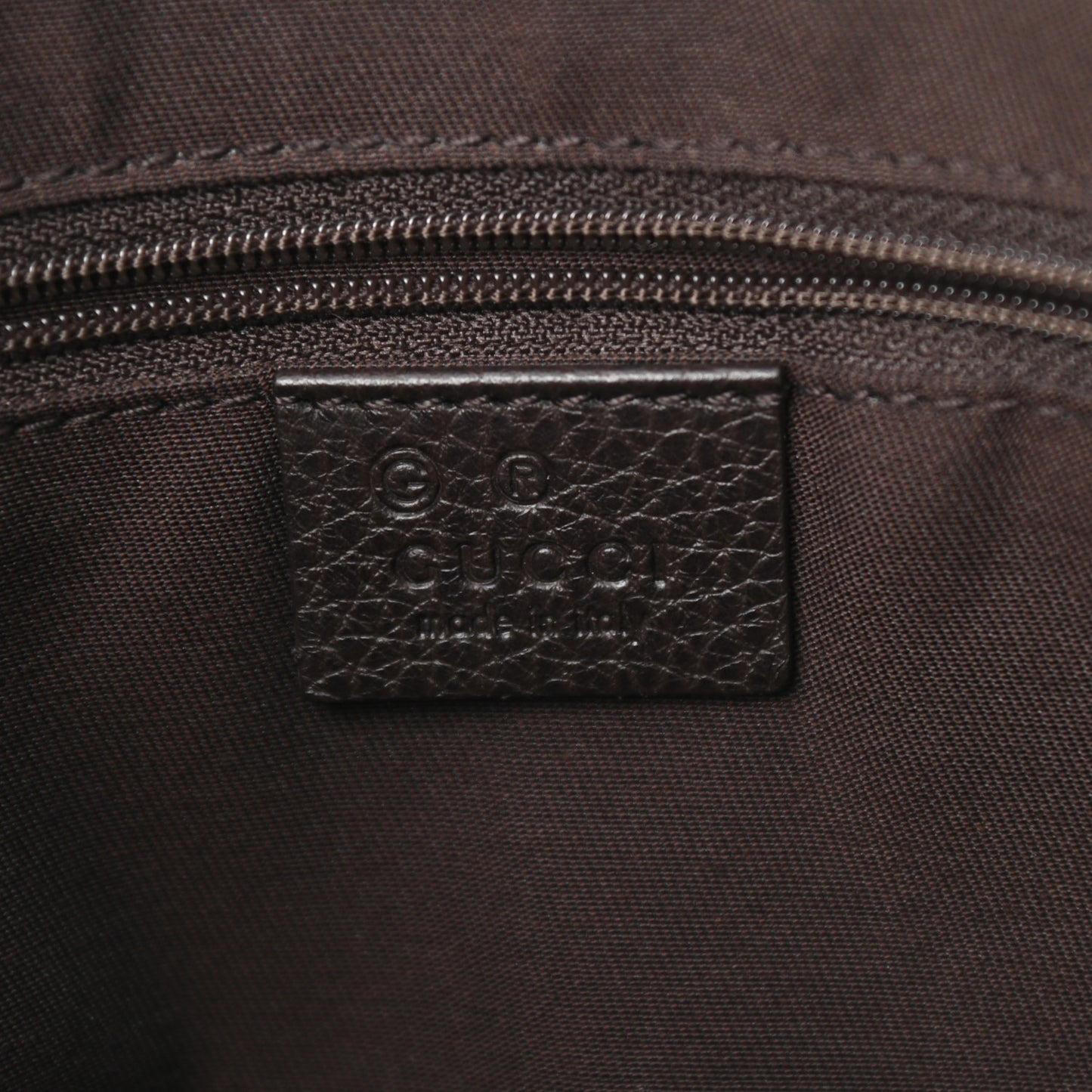 Denim Monogram Abbey Messenger Bag Dark Brown