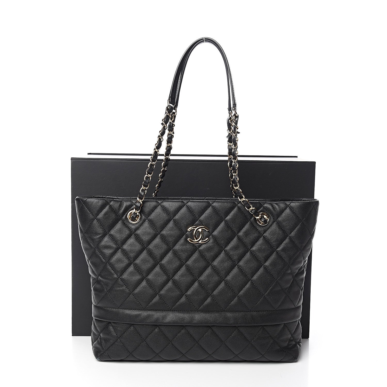 Chanel Caviar Quilted Rolled Up Tote Black 13 of 13