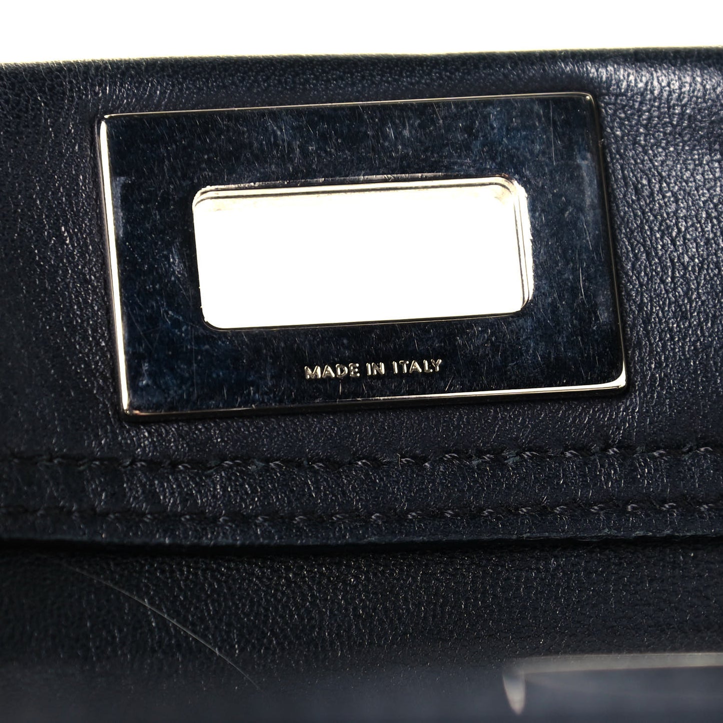 Nappa Lace Up Mini Peekaboo Iconic Satchel Black