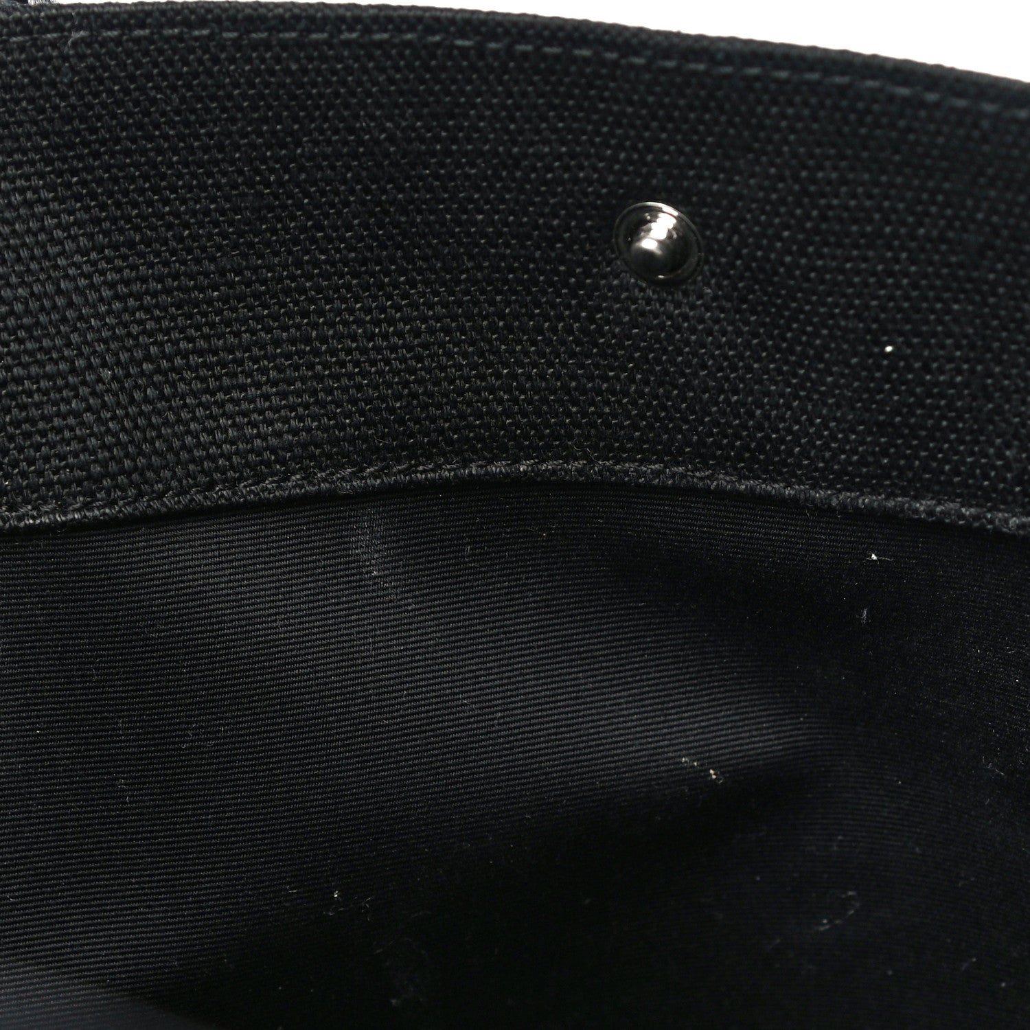Saint Laurent Raffia Linen Calfskin Rive Gauche Tote Black 6 of 9