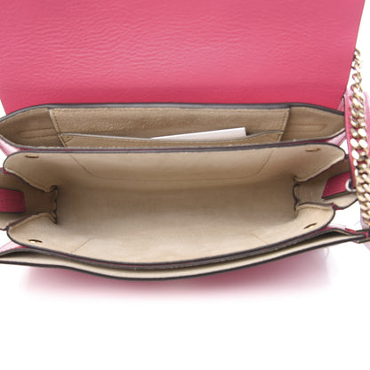 Chloe Suede Calfskin Small Faye Shoulder Bag Fuchsia Rose 5 of 9