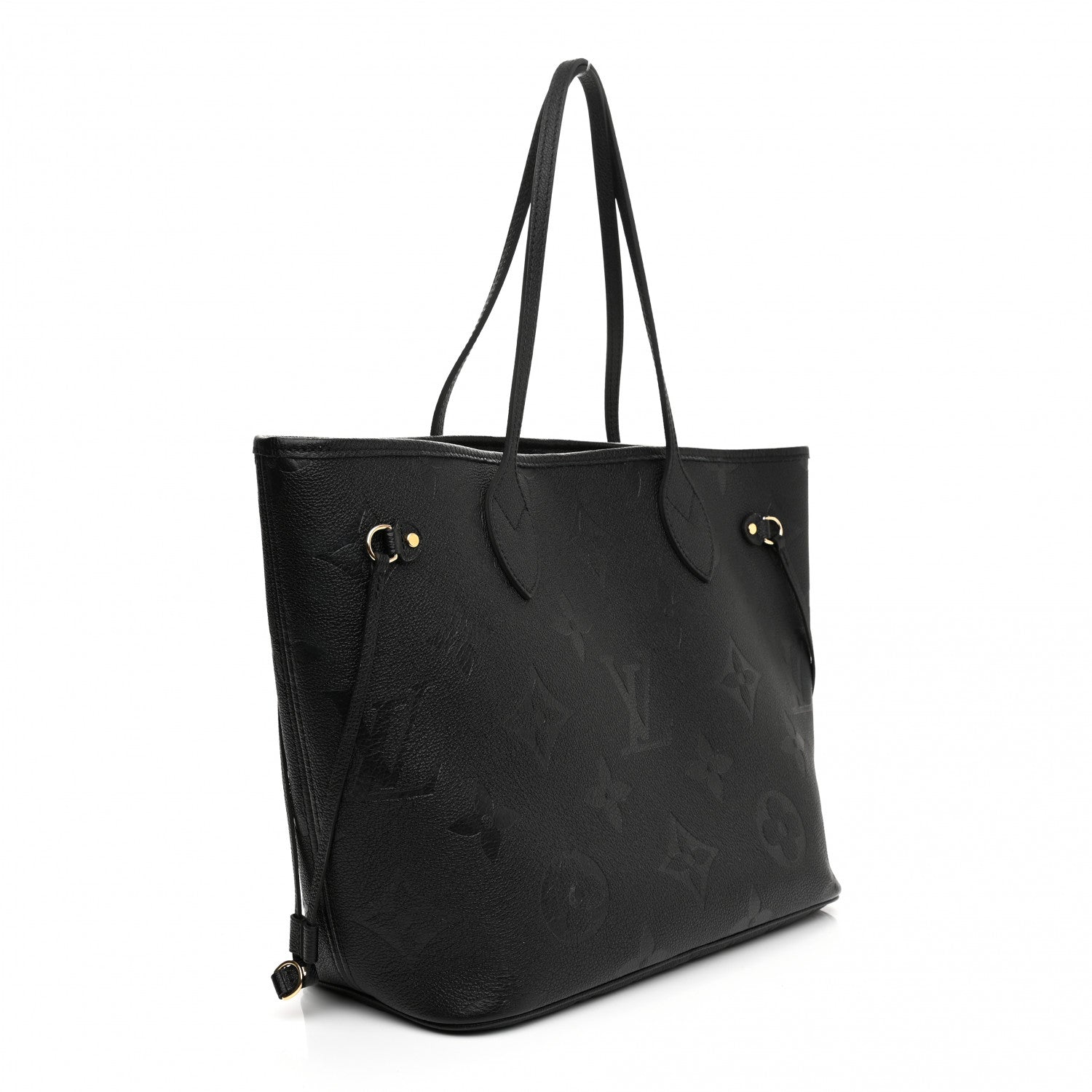 Louis Vuitton Empreinte Monogram Giant Neverfull MM Black 4 of 11