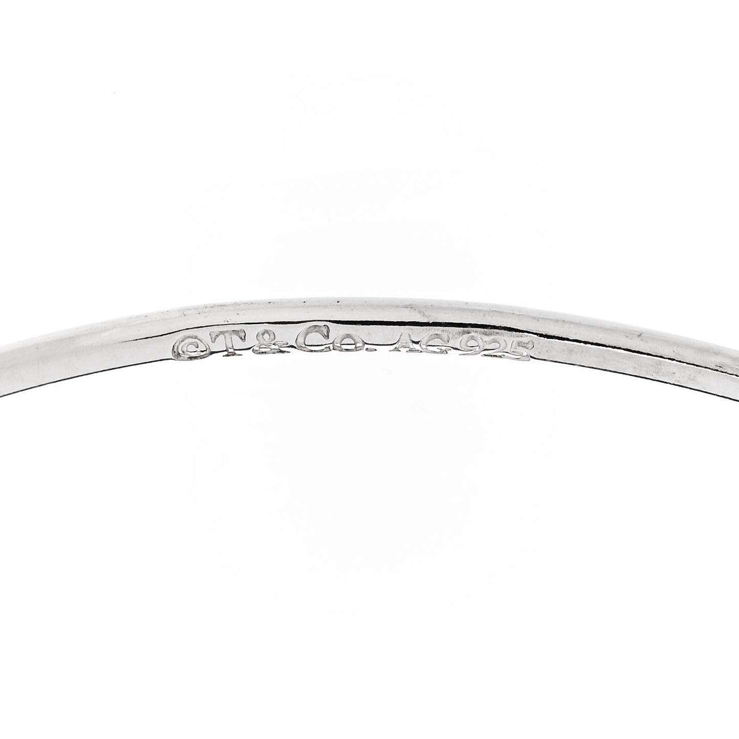 Sterling Silver Hook Bangle Bracelet