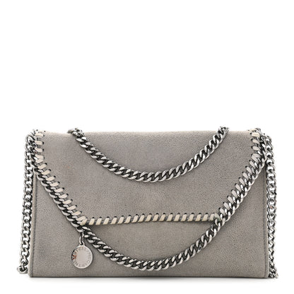 Stella McCartney Shaggy Deer Falabella Mini Crossbody Bag Light Grey 1 of 12