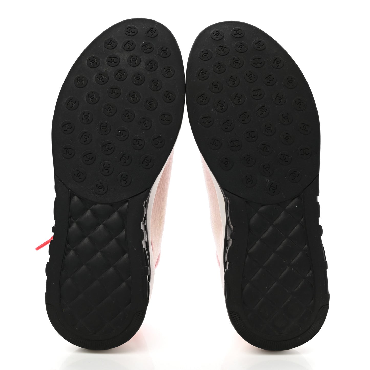 Lycra Fabric CC Sneakers 40 White Red