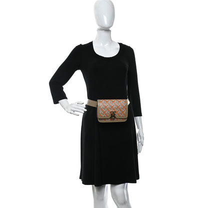 Burberry Calfskin Monogram TB Bum Bag Bright Orange 2 of 8