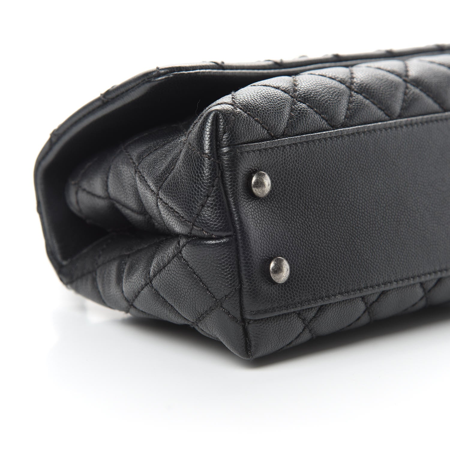 Chanel Caviar Quilted Mini Coco Handle Flap Black 9 of 11