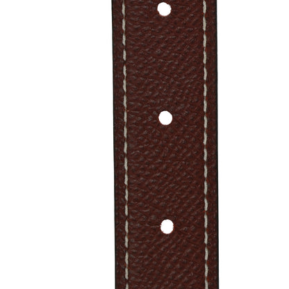 Hermes Swift Epsom 24mm Mini Medor Belt 70 Gold Rouge H 4 of 4