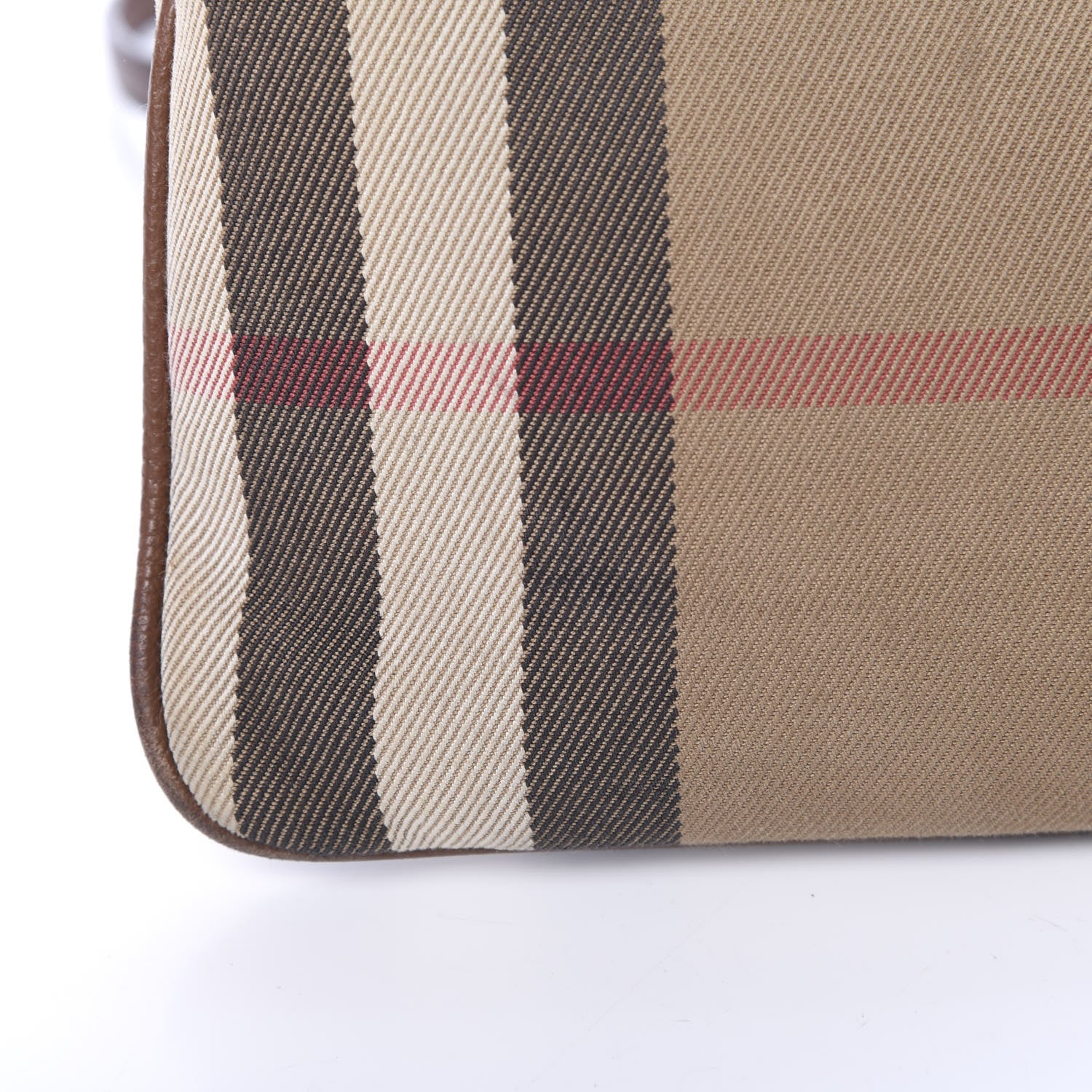 Burberry House Check Derby Peyton Crossbody Clutch Bag Tan 11 of 17