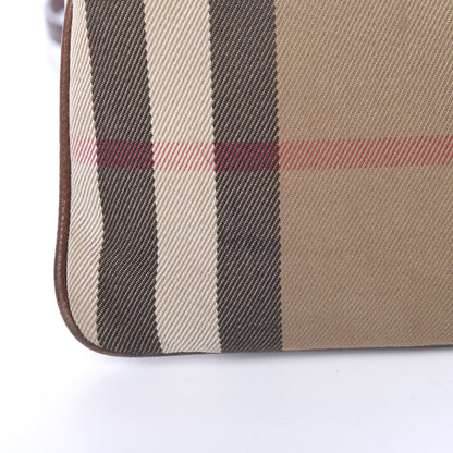 Burberry House Check Derby Peyton Crossbody Clutch Bag Tan 11 of 17